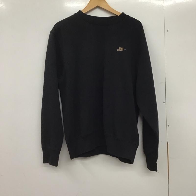 ナイキ NIKE トレーナー 長袖 ib3304-010 クラブBBネオバーシティLSクルー 長袖トレーナー L ロゴ、文字 黒 / ブラック /  メンズ USED 古着 中古 10146454