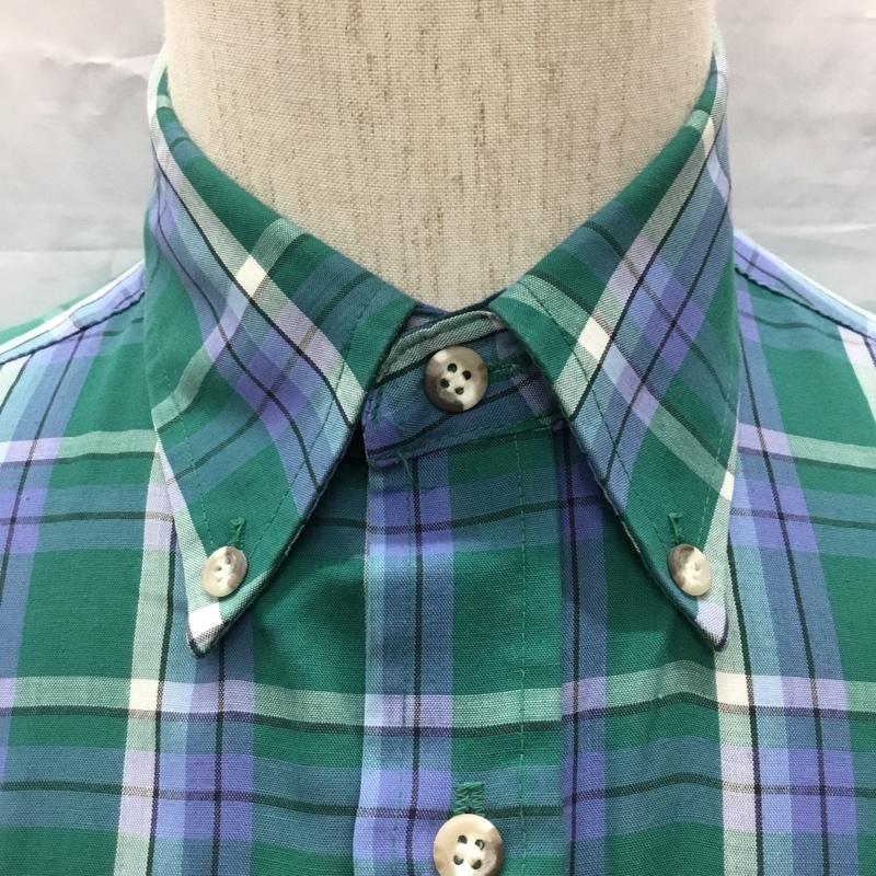 モンゴメリー MONTGOMERY シャツ、ブラウス 半袖 ボタンダウン S チェック マルチカラー / マルチカラー /  メンズ USED 古着 中古 10115517