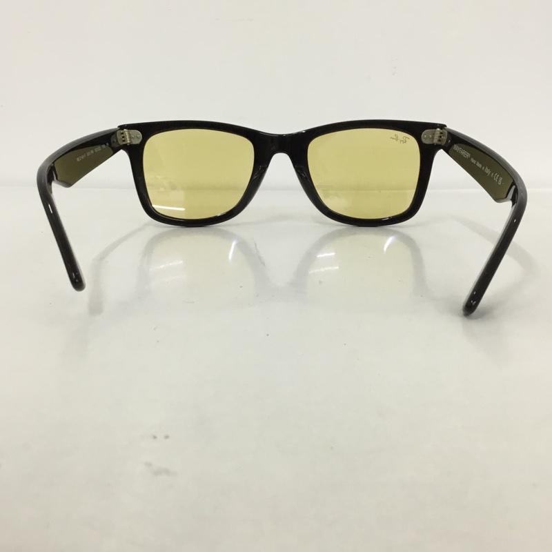 レイバン Ray-Ban めがね・サングラス サングラス RB2140-F WAYFARER カラーレンズ ロゴ、文字 黒 / ブラック /  メンズ USED 古着 中古 10125549