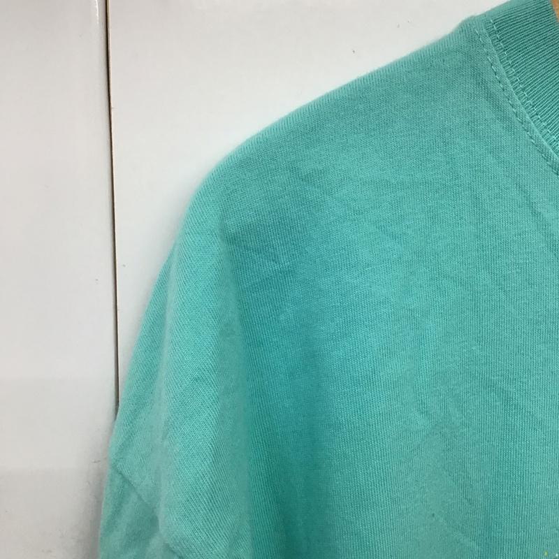 エロスティカ EROSTiKA Tシャツ 半袖 半袖カットソー プリントTシャツ クルーネックカットソー springscream XL プリント 緑 / グリーン /  メンズ USED 古着 中古 10134650