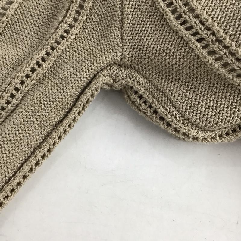 ジーナシス JEANASIS サロペット・オーバーオール サロペット、オーバーオール Vスカシニットサロペ M 無地 ベージュ / ベージュ /  レディース USED 古着 中古 10131474