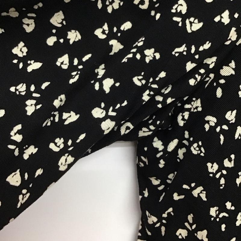 ザラ ZARA シャツ、ブラウス 長袖 9006 163 800 リボンタイ L 総柄 黒 / ブラック /  レディース USED 古着 中古 10143855