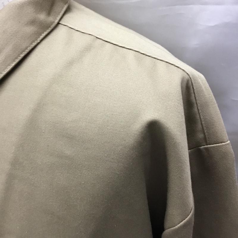 チャンピオン Champion シャツ、ブラウス 長袖 C8-S405 タグ付き XL ワンポイント ベージュ / ベージュ /  メンズ USED 古着 中古 10114795