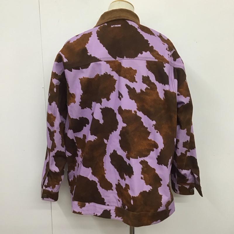 アディダス adidas ジャケット、上着 ジャケット、ブレザー HE3739 Ivy Park Denim Cow-Print Jacket M 総柄 マルチカラー / マルチカラー /  メンズ USED 古着 中古 10106389