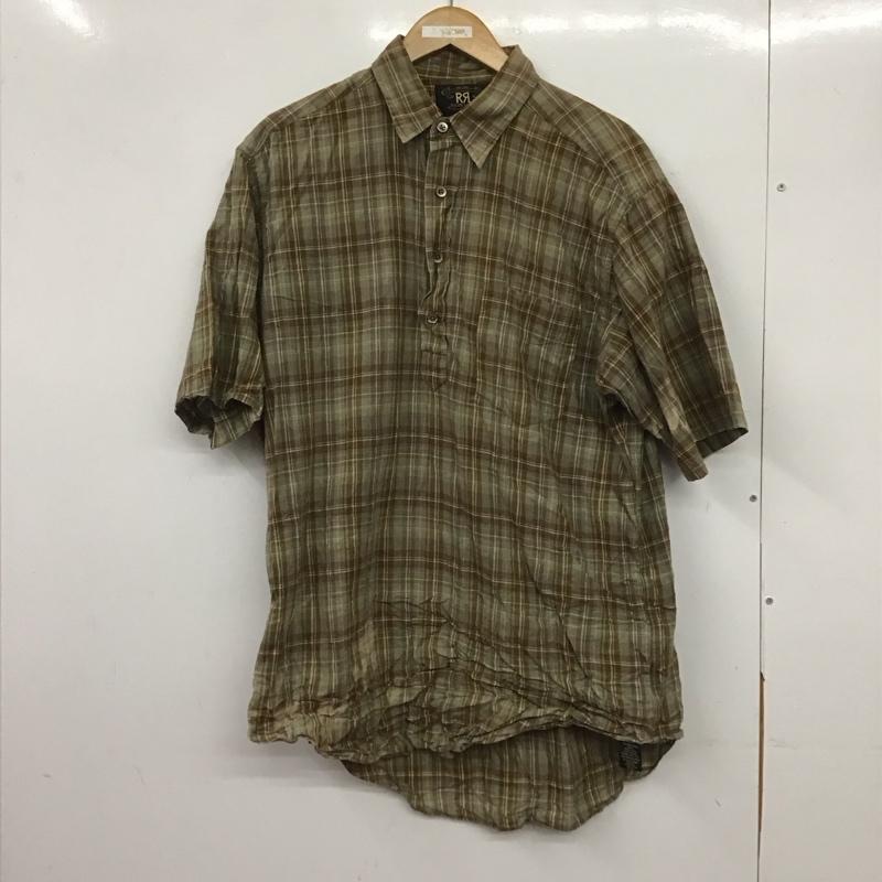 ダブルアールエル ラルフローレン RRL RALPH LAUREN シャツ、ブラウス 半袖 半袖シャツ チェックシャツ プルオーバーシャツ 90s 三ツ星タグ M チェック マルチカラー / マルチカラー /  メンズ USED 古着 中古 10144935