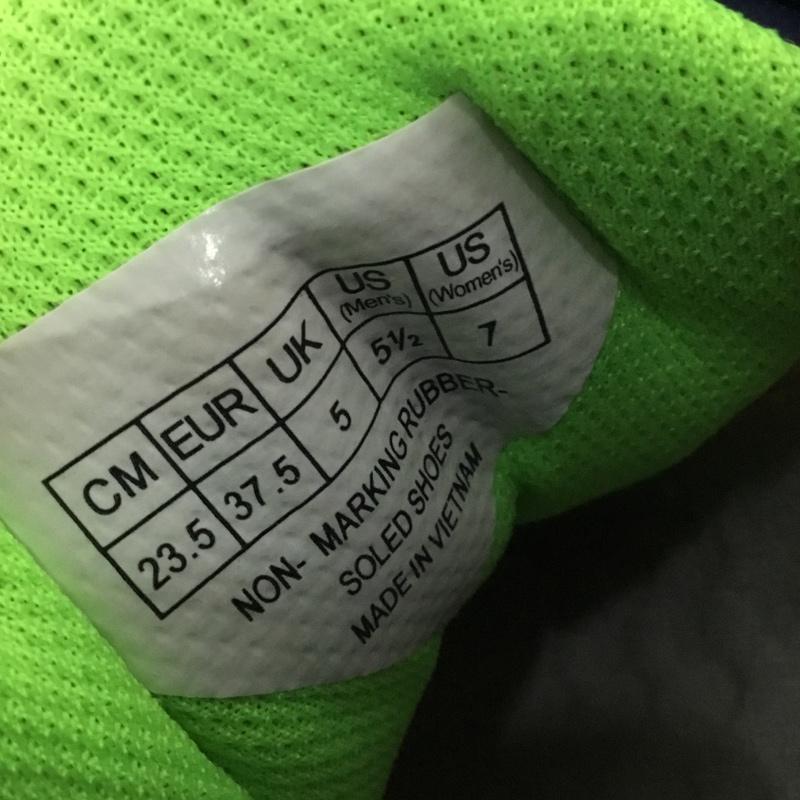 ヨネックス YONEX スニーカー スニーカー SHT107D テニスシューズ パワークッション 107D 23.5cm 23.5cm ロゴ、文字 白 / ホワイト / X 紺 / ネイビー / X 薄緑 / ライトグリーン /  レディース USED 古着 中古 10142499