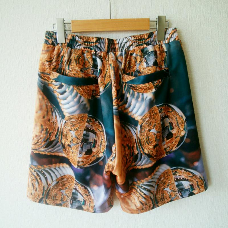 ラファイエット Lafayette パンツ ショートパンツ M  緑 / グリーン / X 金 / ゴールド / X 銀 / シルバー /  メンズ USED 古着 中古 10008450
