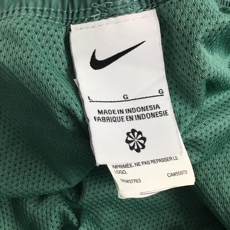 ナイキ NIKE パンツ ショートパンツ ショートパンツ ハーフパンツ カジュアルパンツ スポーツウェア L 無地 緑 / グリーン /  メンズ USED 古着 中古 10140882