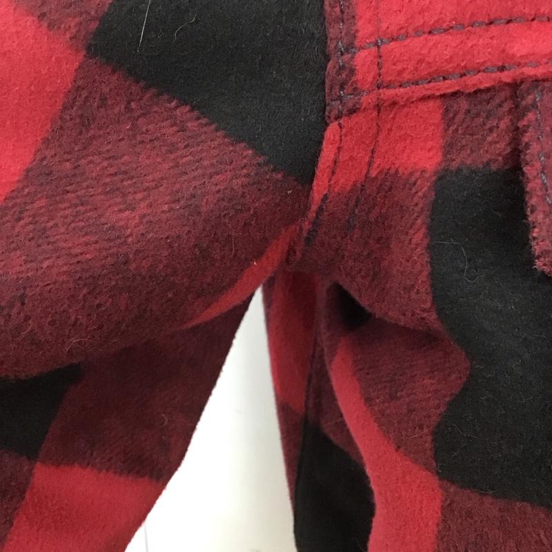 リーバイストラウスアンドコー Levi Strauss & co. ジャケット、上着 ジャンパー、ブルゾン アウター チェックジャケット ボアジャケット カラージャケット M チェック 黒 / ブラック / X 赤 / レッド /  メンズ USED 古着 中古 10107676