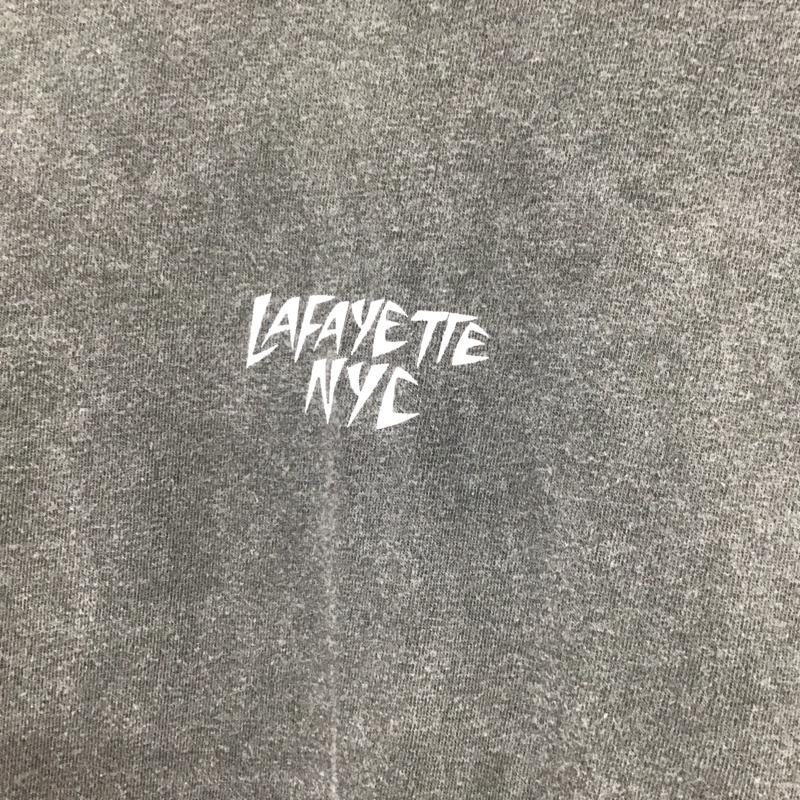 ラファイエット Lafayette Tシャツ 半袖 半袖カットソー プリントTシャツ クルーネックカットソー M ロゴ、文字 灰 / グレー /  メンズ USED 古着 中古 10135938