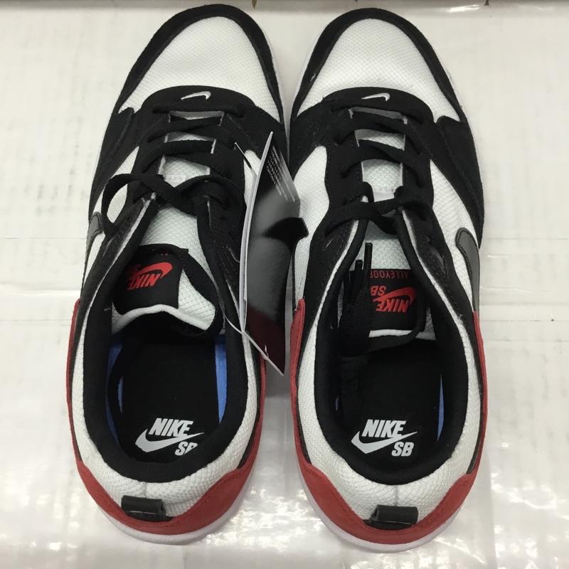 ナイキ NIKE スニーカー スニーカー CJ0882 102 SB ALLEYOOP 28cm 箱有 28.0cm ロゴ、文字 白 / ホワイト / X 黒 / ブラック / X 赤 / レッド /  メンズ USED 古着 中古 10107850