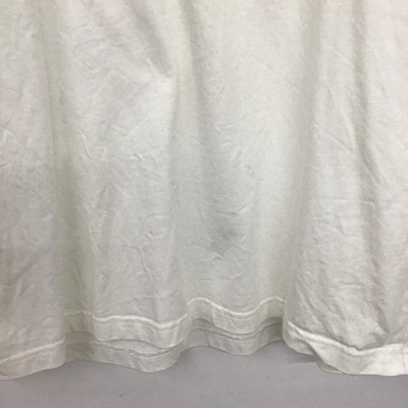 アディダス adidas Tシャツ 半袖 半袖カットソー プリントTシャツ クルーネックカットソー プリント 白 / ホワイト /  メンズ USED 古着 中古 10133714