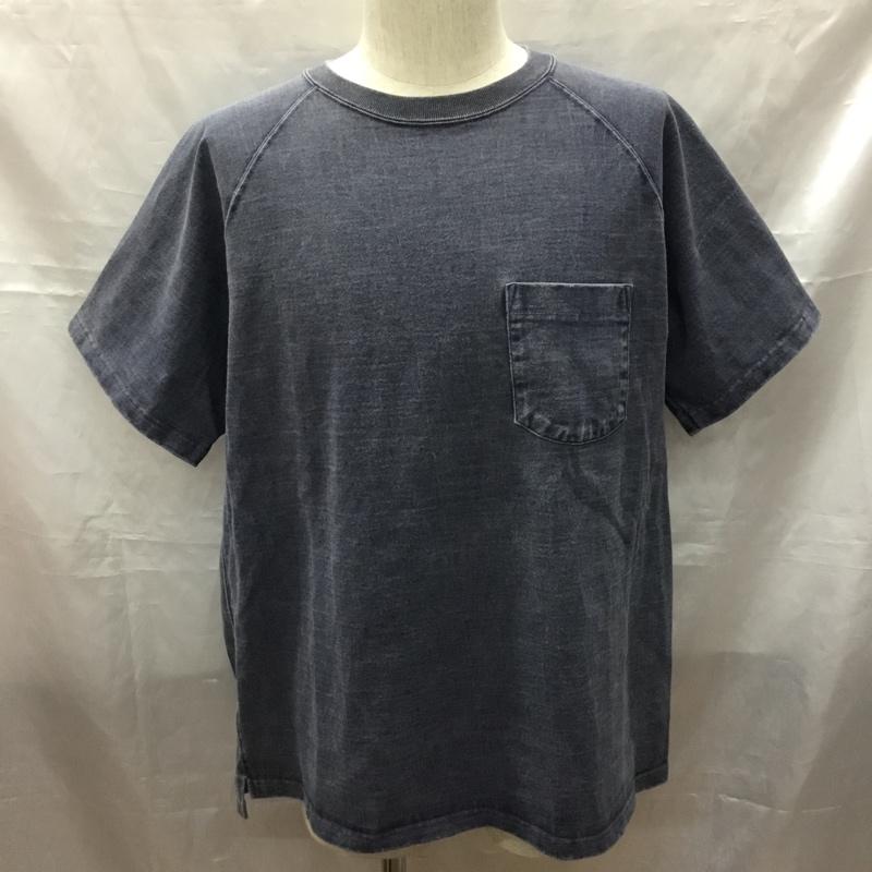 グッドオン Good On Tシャツ 半袖 XL 無地 紺 / ネイビー /  メンズ USED 古着 中古 10116123