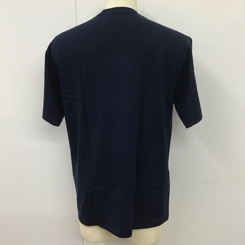 ベイプ BAPE Tシャツ 半袖 半袖カットソー プリントTシャツ クルーネックカットソー BBC L ロゴ、文字 紺 / ネイビー /  メンズ USED 古着 中古 10111943