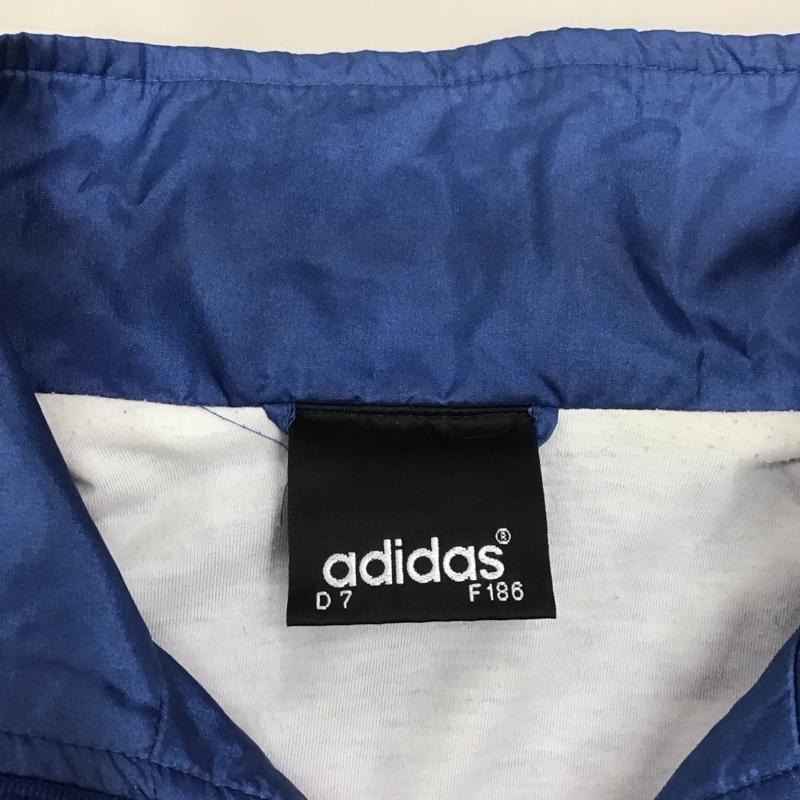 アディダス adidas ジャケット、上着 ジャンパー、ブルゾン ジップアップジャケット ジャンパー ジャケット 古着 L ロゴ、文字 マルチカラー / マルチカラー /  メンズ USED 古着 中古 10113245