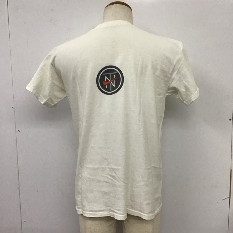 ナイキ NIKE Tシャツ 半袖 NME920220 KL4 クルーネック S ロゴ、文字 白 / ホワイト /  メンズ USED 古着 中古 10114343