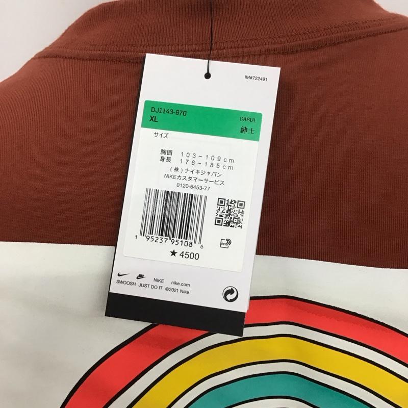 ナイキ エィシージー NIKE ACG Tシャツ 半袖 dj1143-670 Tシャツ 半袖カットソー プリントTシャツ XL ロゴ、文字 茶 / ブラウン /  メンズ USED 古着 中古 10126531