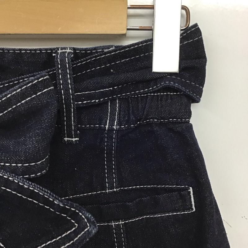 アズールバイマウジー AZUL BY MOUSSY スカート ロングスカート 250GST12-074B STITCH DENIM FLARE SKIRT S 無地 インディゴ / インディゴ /  レディース USED 古着 中古 10147035