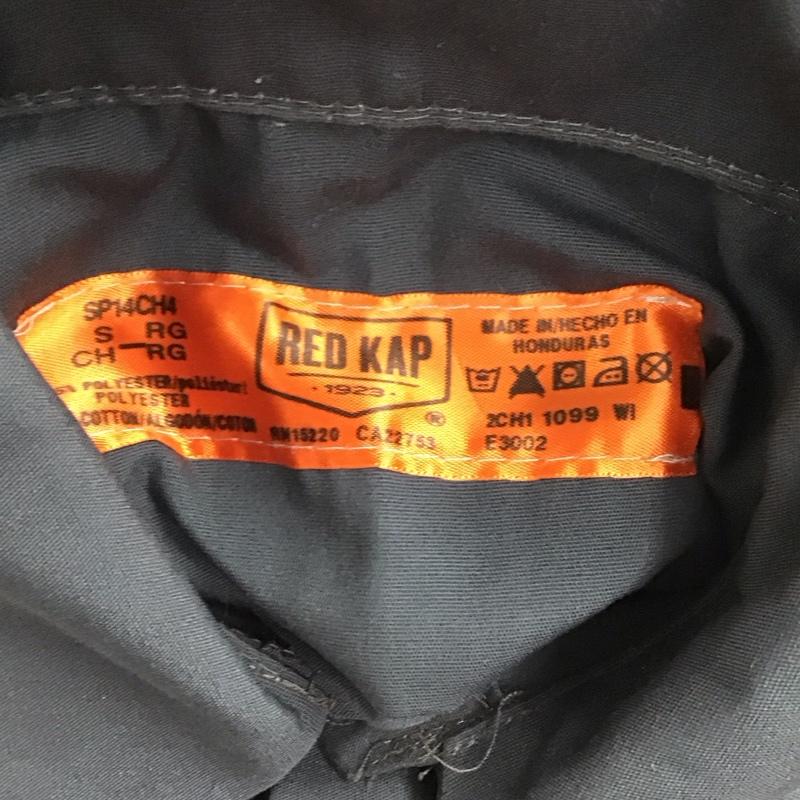 レッドキャップ RED KAP シャツ、ブラウス 長袖 長袖シャツ 無地シャツ カラーシャツ S 無地 黒 / ブラック /  メンズ USED 古着 中古 10124913