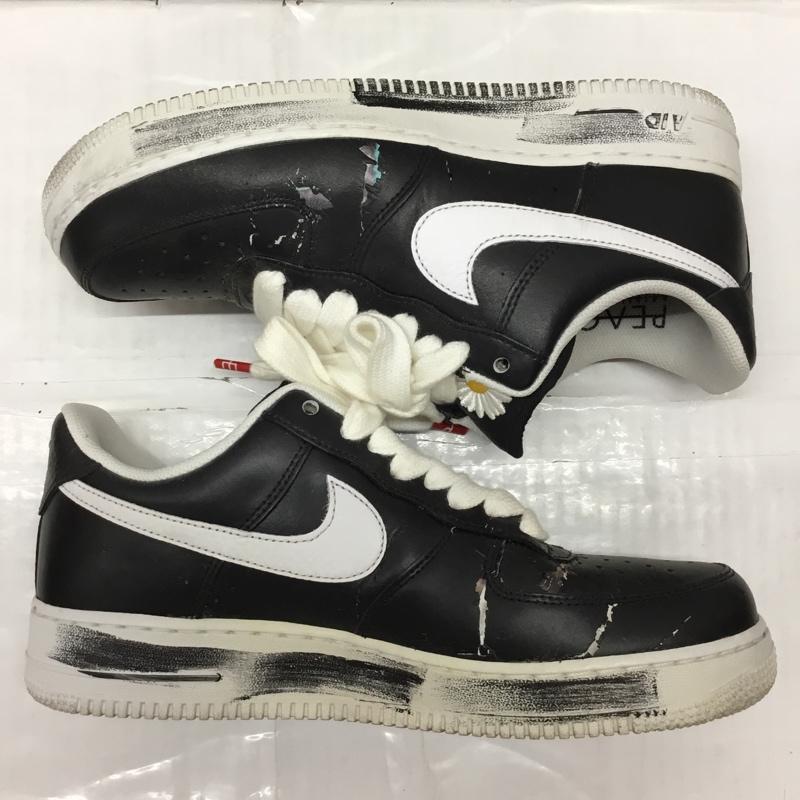 ナイキ NIKE スニーカー スニーカー AQ3692 001 AIR FORCE 1 07 PARA-NOISE G-DRAGON PEACEMINUSONE 28cm 箱有 28.0cm ロゴ、文字 黒 / ブラック /  メンズ USED 古着 中古 10112849