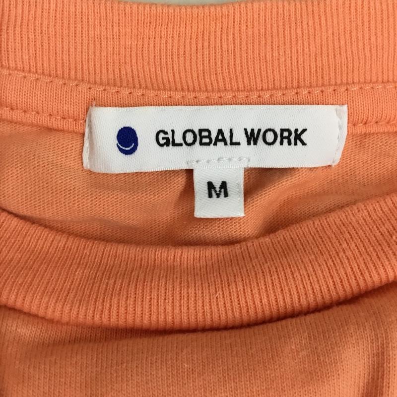 グローバルワーク GLOBAL WORK Tシャツ 半袖 GW218461TS ディズニーサーフT Disney ミッキーマウス M キャラクター 橙 / オレンジ /  メンズ USED 古着 中古 10117796