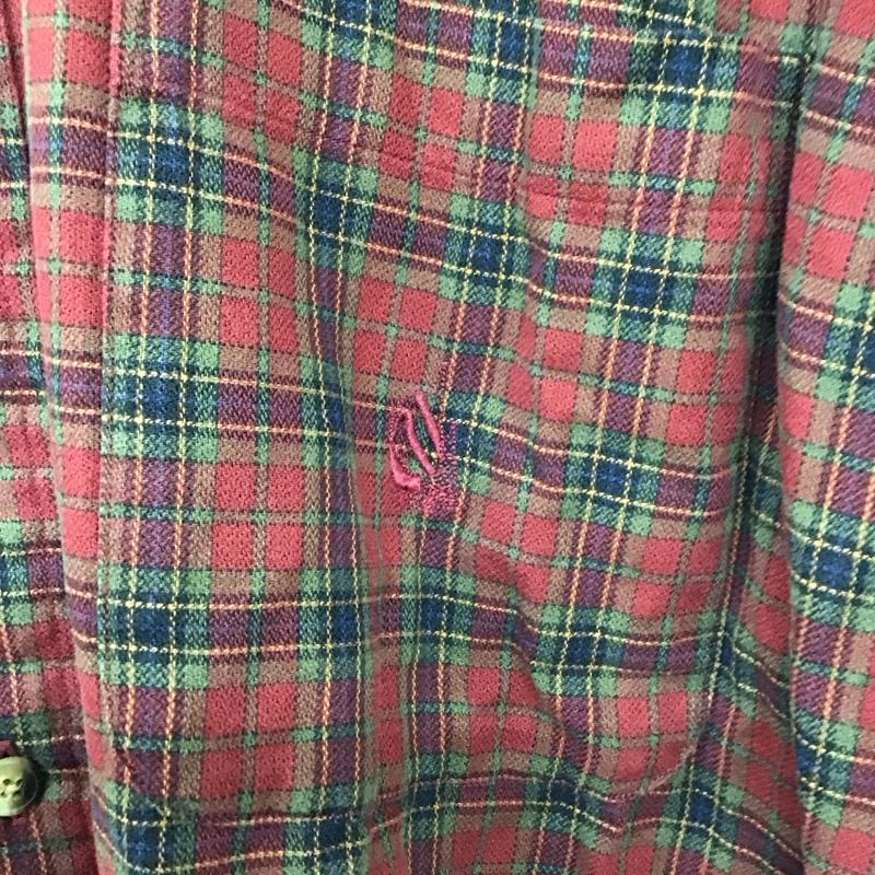 ノーティカ NAUTICA シャツ、ブラウス 長袖 長袖シャツ チェックシャツ カラーシャツ ボタンダウンシャツ L チェック マルチカラー / マルチカラー /  メンズ USED 古着 中古 10136879