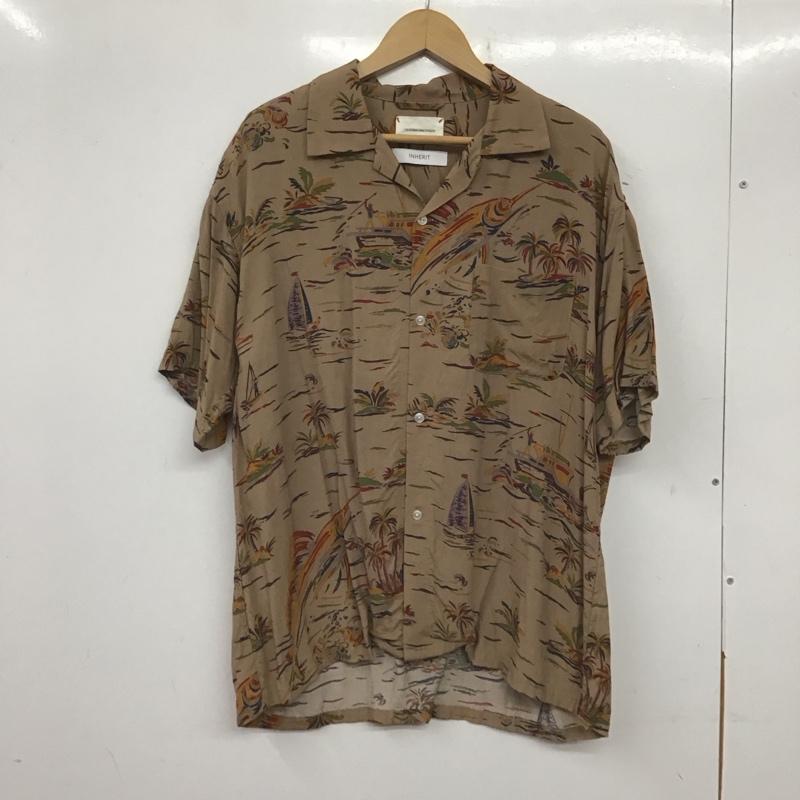 インヘリット INHERIT シャツ、ブラウス 半袖 半袖シャツ プリントシャツ ポケットシャツ プリント マルチカラー / マルチカラー /  メンズ USED 古着 中古 10140676
