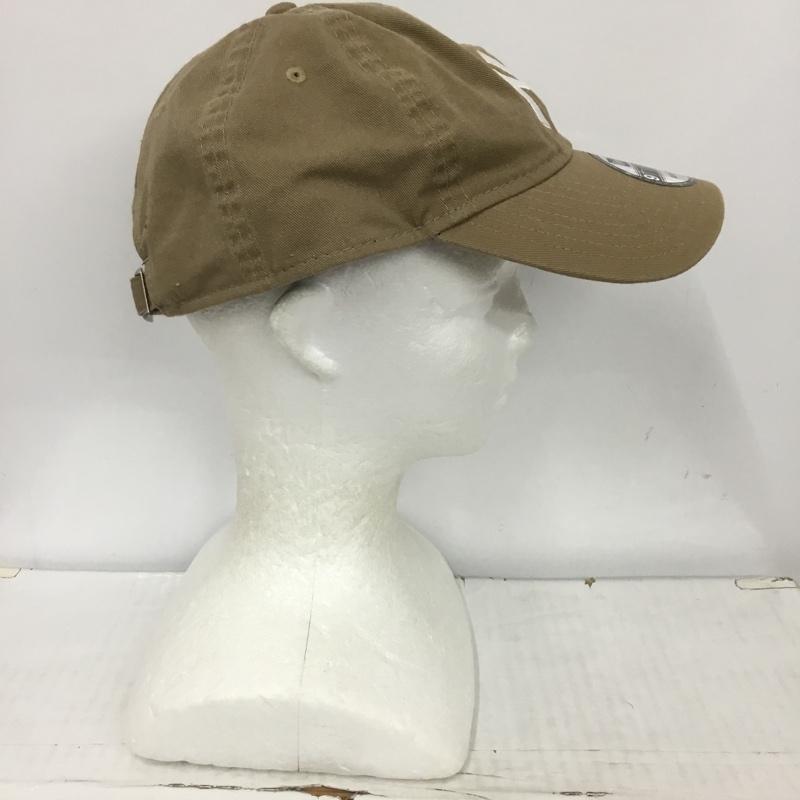 ニューエラ NEW ERA 帽子 キャップ ニューヨーク ヤンキース NY MLB ロゴ、文字 ベージュ / ベージュ /  メンズ USED 古着 中古 10124187