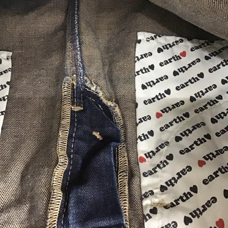 リーバイス Levi s スカート ミニスカート デニムスカート L 無地 インディゴ / インディゴ /  レディース USED 古着 中古 10144257