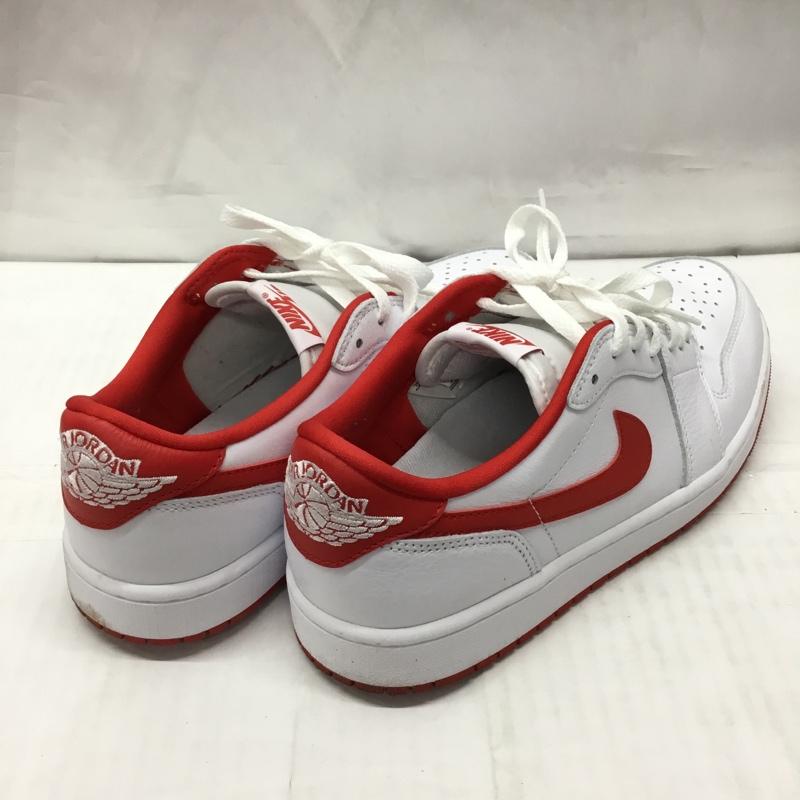 ナイキ NIKE スニーカー スニーカー CZ0790-161 JORDAN BRAND AIR JORDAN 1 RETRO LOW OG 27cm 箱有 27.0cm ロゴ、文字 白 / ホワイト / X 赤 / レッド /  メンズ USED 古着 中古 10115565