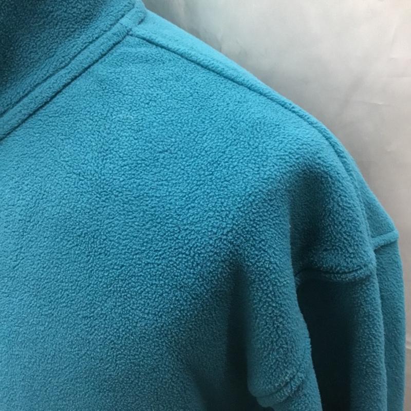 チャンピオン Champion カットソー 長袖 c3-n612 スウェット フリースジャケット プルオーバー M ロゴ、文字 青 / ブルー /  メンズ USED 古着 中古 10108417
