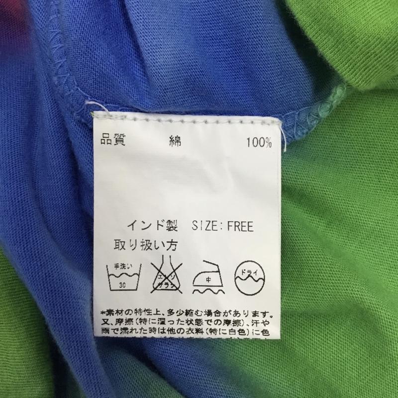 チチカカ TITICACA Tシャツ 半袖 半袖カットソー プリントTシャツ クルーネックカットソー FREE プリント マルチカラー / マルチカラー /  レディース USED 古着 中古 10113316