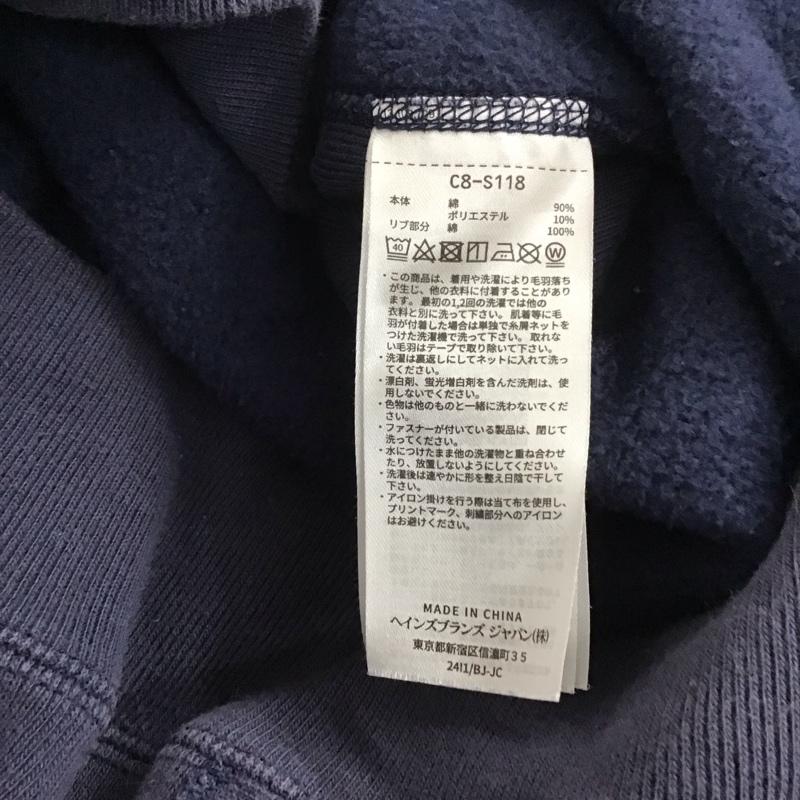 チャンピオン Champion パーカー 長袖 長袖パーカー プルオーバーパーカー スウェット XLARGE L ロゴ、文字 紺 / ネイビー /  メンズ USED 古着 中古 10140141