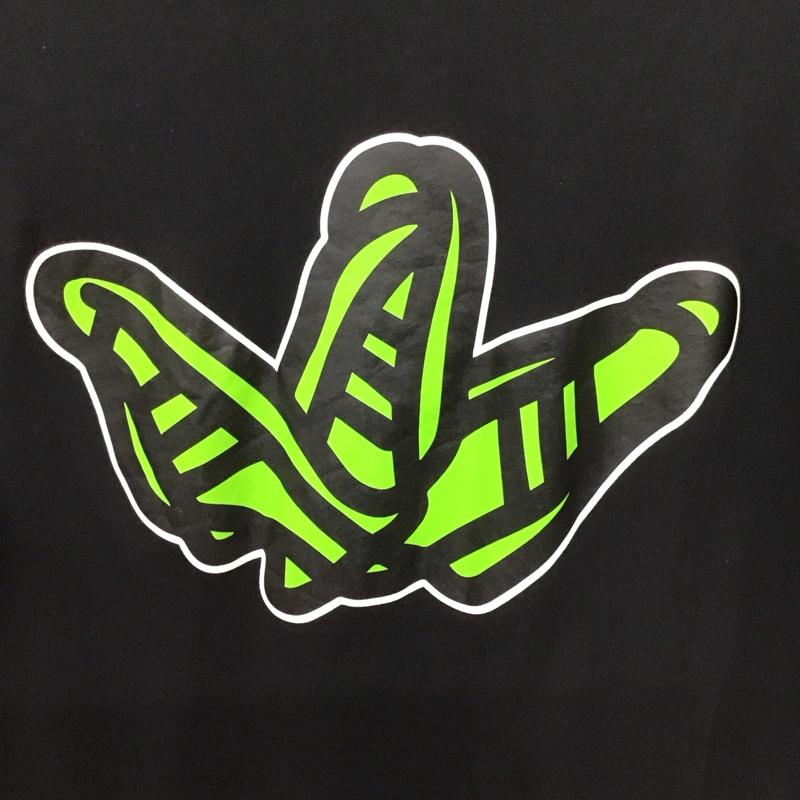 アディダス adidas Tシャツ 半袖 半袖カットソー プリントTシャツ クルーネックカットソー ロゴ、文字 黒 / ブラック /  メンズ USED 古着 中古 10140136