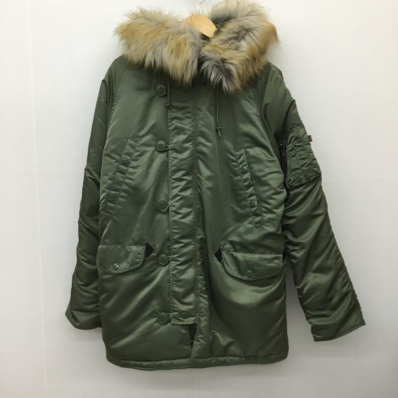 アルファインダストリー Alpha Industries ジャケット、上着 フライトジャケット 20094-503 L 無地 カーキ / カーキ /  メンズ USED 古着 中古 10140003