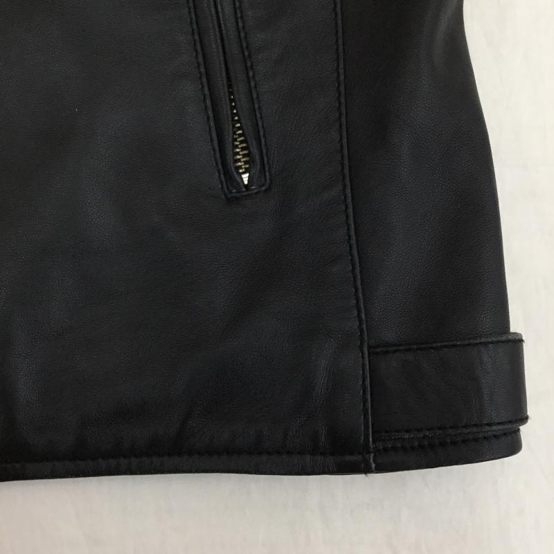 ジャーナルスタンダード JOURNAL STANDARD ジャケット、上着 レザージャケット M 無地 黒 / ブラック /  メンズ USED 古着 中古 10140257