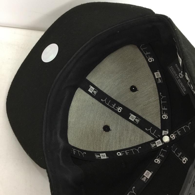ステューシー STUSSY 帽子 キャップ NEW ERA 9FIFTY ロゴ、文字 黒 / ブラック /  メンズ USED 古着 中古 10149256