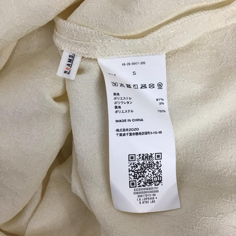 ビームス BEAMS ワンピース ロングスカート 48-26-0047-305 キャミワンピース S 総柄 アイボリー / アイボリー /  レディース USED 古着 中古 10114023