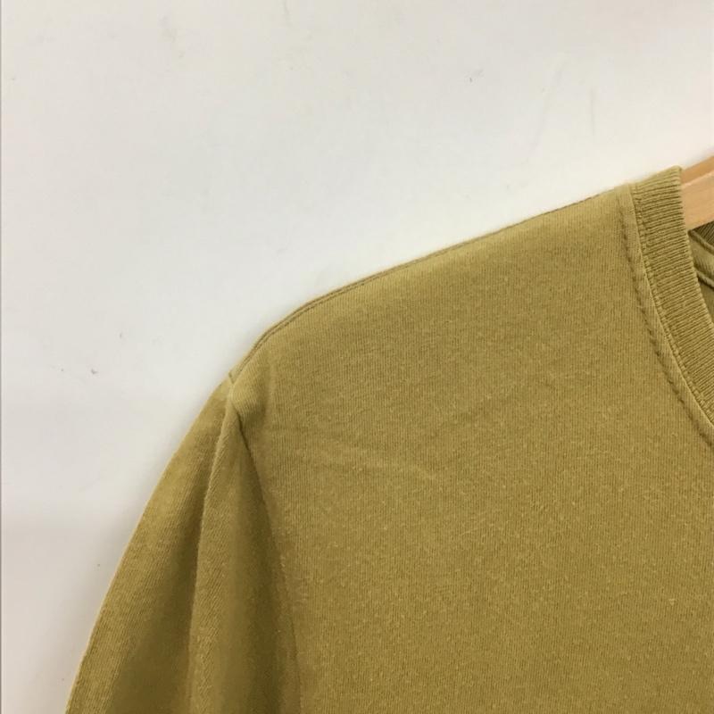 パタゴニア patagonia Tシャツ 半袖 半袖カットソー プリントTシャツ クルーネックカットソー S ロゴ、文字 カーキ / カーキ /  メンズ USED 古着 中古 10136243