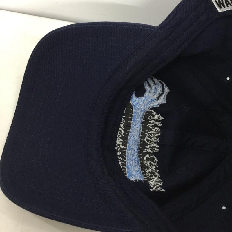 ワコマリア WACKO MARIA 帽子 キャップ NECK FACE 6 PANEL CAP ロゴ、文字 紺 / ネイビー /  メンズ USED 古着 中古 10148446