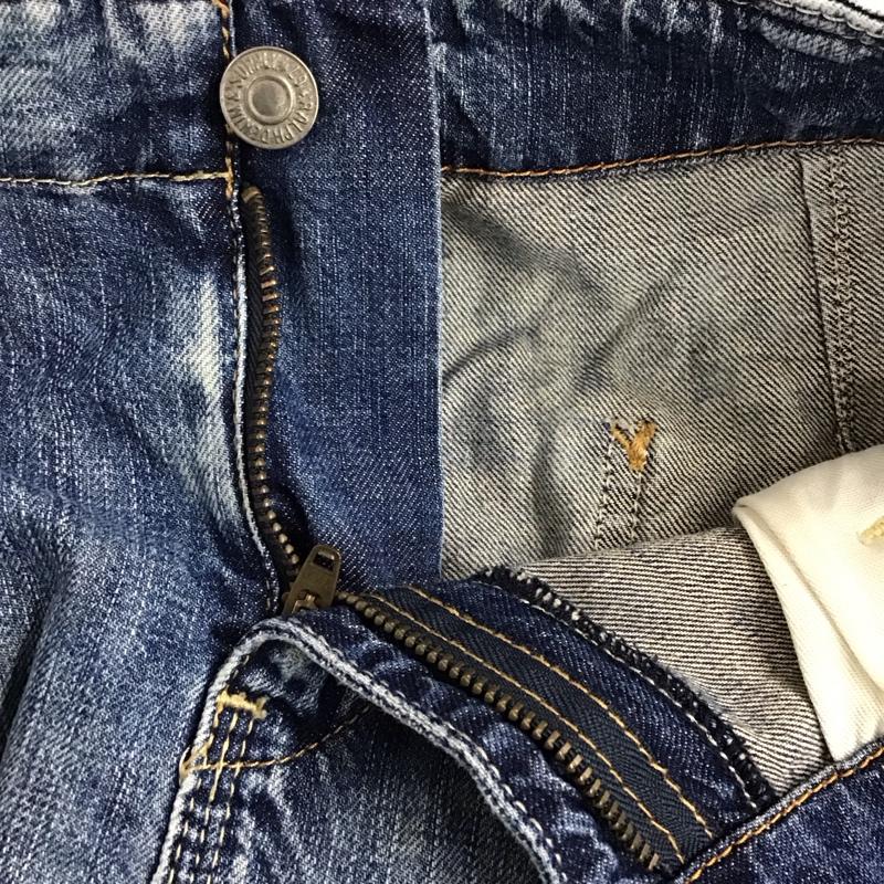 ラルフローレンデニム&サプライ RalphLauren Denim&Supply スカート ミニスカート WMDSDNMS4R00001 デニム 無地 青 / ブルー /  レディース USED 古着 中古 10120407