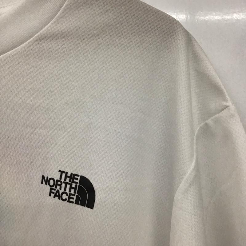 ザノースフェイス THE NORTH FACE Tシャツ 半袖 nt31991 レインボーサークルロゴTシャツ 半袖カットソー プリントTシャツ XL ロゴ、文字 白 / ホワイト /  メンズ USED 古着 中古 10129049
