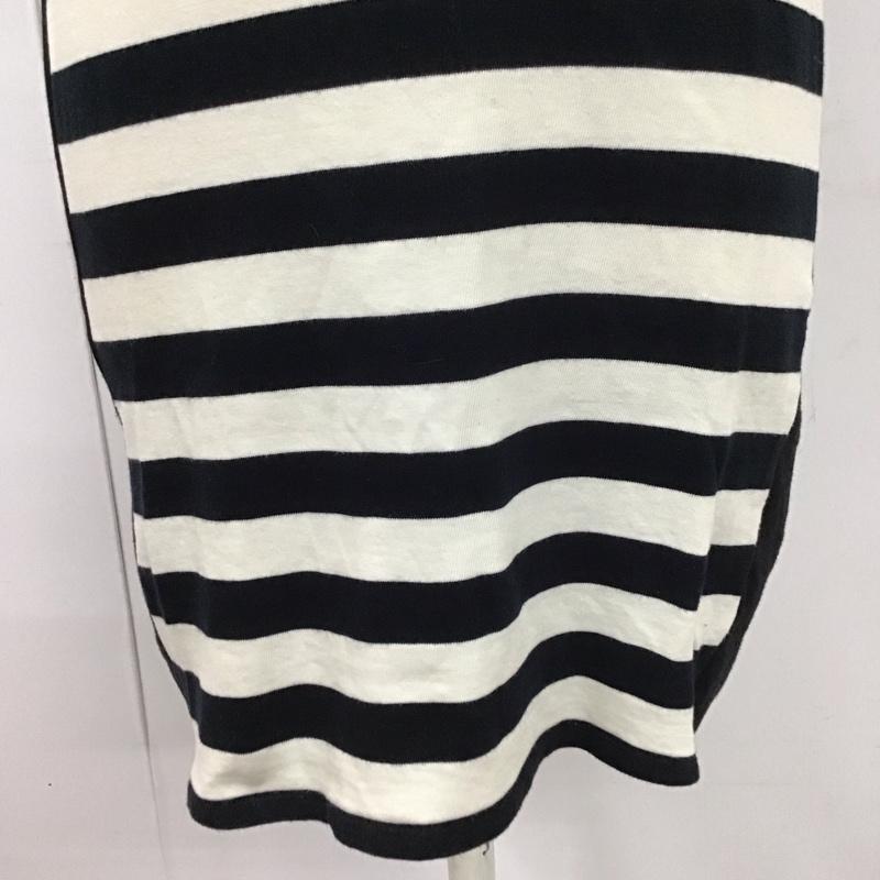 ザラ ZARA ワンピース ミニスカート 0085 082 093 半袖 S ボーダー柄 白 / ホワイト / X 黒 / ブラック / X 紺 / ネイビー /  レディース USED 古着 中古 10122899