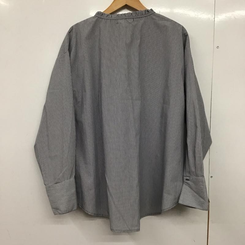 ショコラ フィネ ローブ chocol raffine robe シャツ、ブラウス 長袖 FREE ストライプ マルチカラー / マルチカラー /  レディース USED 古着 中古 10151247
