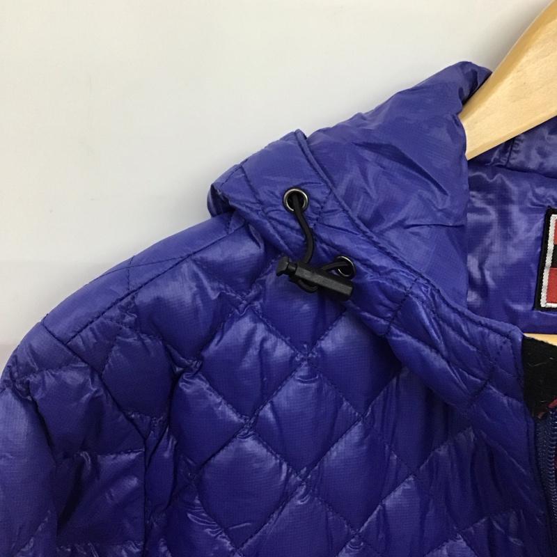 マーモット Marmot ジャケット、上着 ジャンパー、ブルゾン ジップアップジャケット ダウンジャケット アウター L ロゴ、文字 青 / ブルー /  メンズ USED 古着 中古 10146202