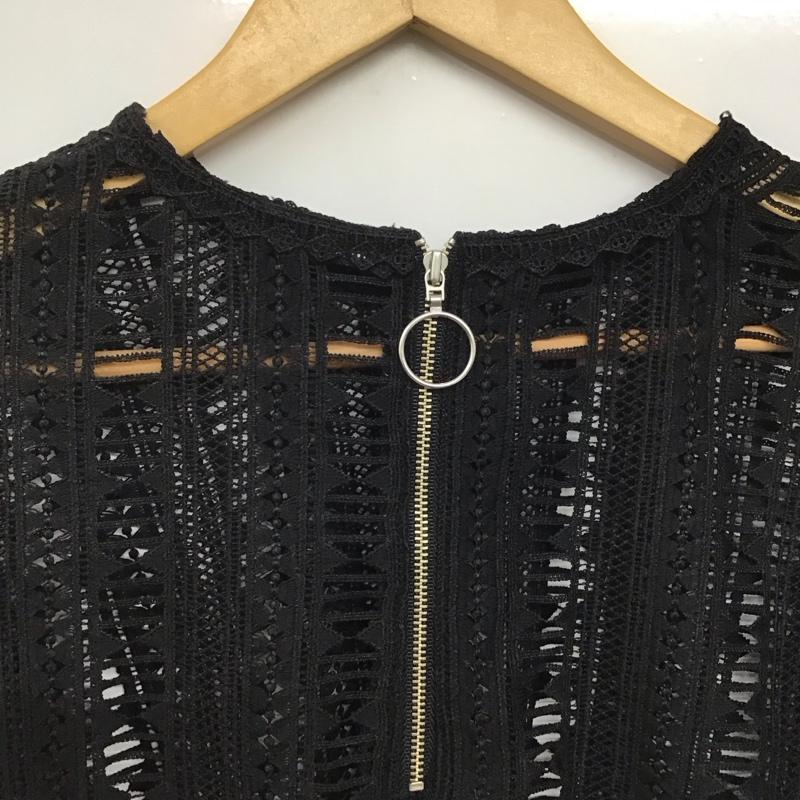 ジーナシス JEANASIS シャツ、ブラウス 長袖 JS063453SB FREE 無地 黒 / ブラック /  レディース USED 古着 中古 10141319