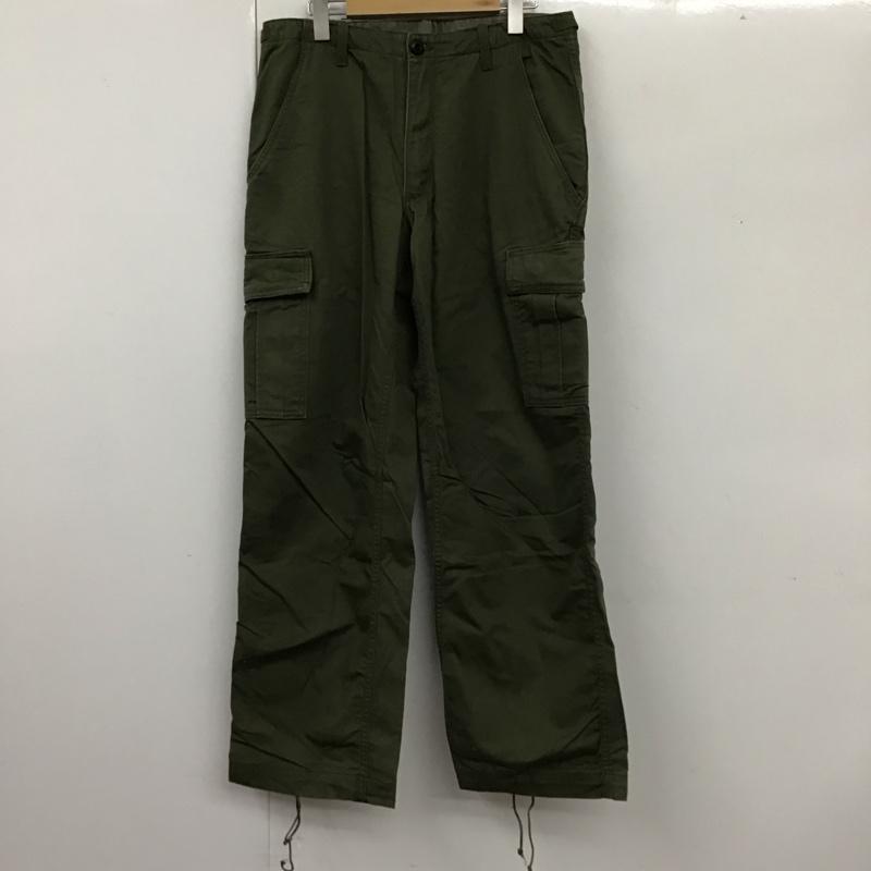 古着 USED パンツ ワークパンツ、ペインターパンツ achene カーゴパンツ ミリタリー アメリカ製 M 無地 カーキ / カーキ /  メンズ USED 古着 中古 10113932