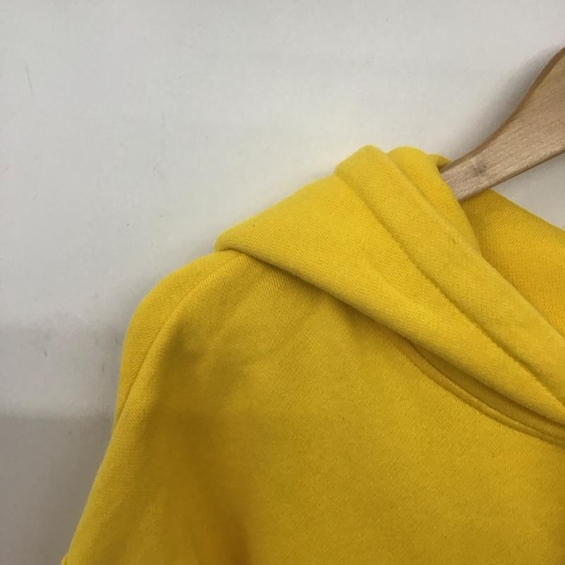 エックスガール X-girl パーカー 長袖 105223012009 CHUBBY LOGO SWEAT HOODIE XL プリント 黄 / イエロー /  レディース USED 古着 中古 10146635