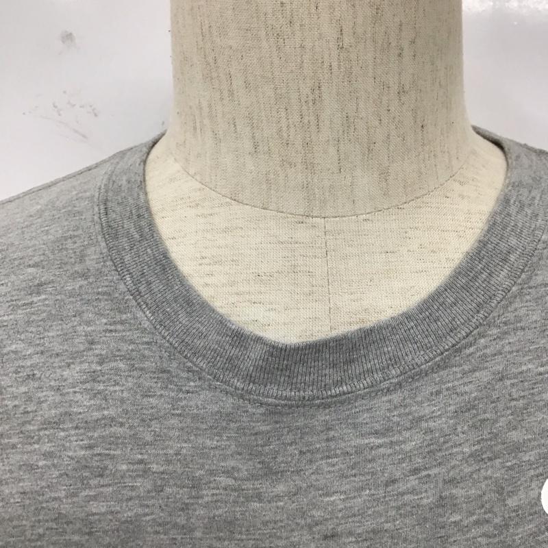 ナイキ NIKE カットソー 長袖 長袖カットソー クルーネックカットソー プリントTシャツ ロングスリーブカットソー M ロゴ、文字 灰 / グレー /  メンズ USED 古着 中古 10111108