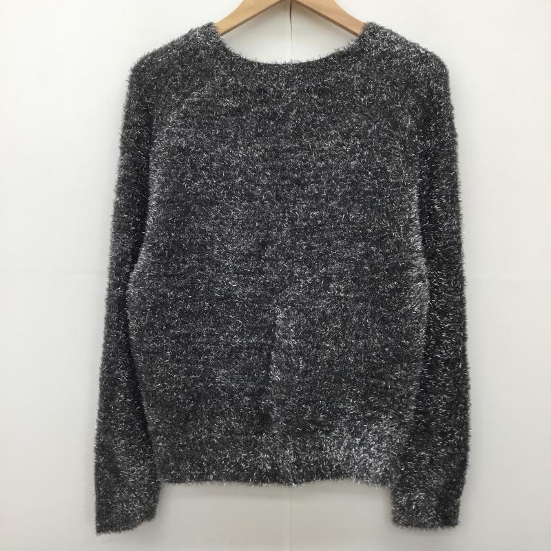 グローバルワーク GLOBAL WORK カーディガン 長袖 GW624561AD L  ダークグレー / ダークグレー / X 銀 / シルバー /  レディース USED 古着 中古 10142311